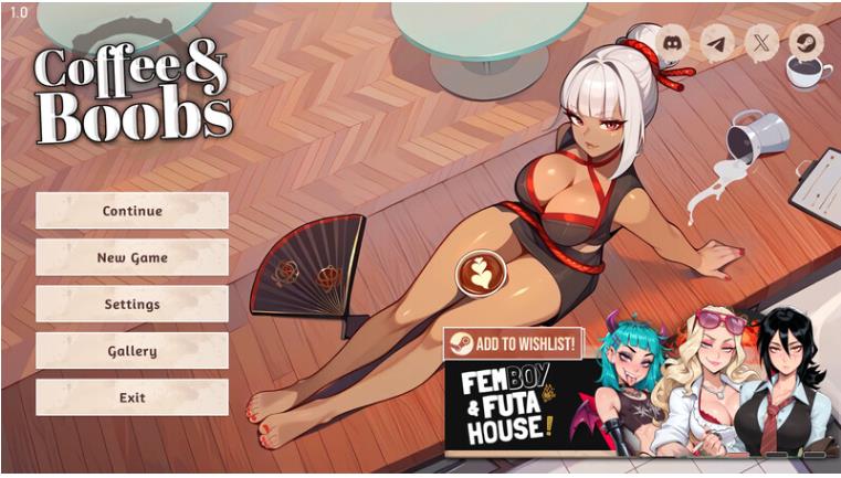 【电脑】更新【互动SLG/后宫/动态】咖啡与欧派 V1.3 STEAM官中步兵版+DLC [3.60G]